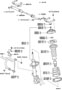 Diagram FRONT SPRING & SHOCK ABSORBER for your 2009 TOYOTA RAV 4