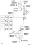 Diagram FRONT AXLE ARM & STEERING KNUCKLE for your 2017 TOYOTA 4RUNNER TRD Pro