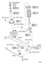 Diagram REAR SPRING & SHOCK ABSORBER for your 1972 TOYOTA