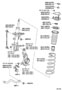 Diagram FRONT SPRING & SHOCK ABSORBER for your 2011 TOYOTA COROLLA