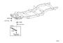 Diagram SUSPENSION CROSSMEMBER & UNDER COVER for your 2003 TOYOTA COROLLA SEDAN, LE 1800CC 16-VALVE DOHC EFI, AUTOMATIC  4-SPEED