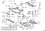 Diagram SUSPENSION CROSSMEMBER & UNDER COVER for your 2012 TOYOTA HIGHLANDER