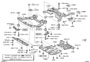 Diagram SUSPENSION CROSSMEMBER & UNDER COVER for your 2000 TOYOTA TUNDRA