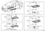 Diagram SUSPENSION CROSSMEMBER & UNDER COVER for your 2005 Scion