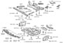 Diagram SUSPENSION CROSSMEMBER & UNDER COVER for your 2010 TOYOTA PRIUS