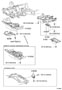 Diagram SUSPENSION CROSSMEMBER & UNDER COVER for your 2014 TOYOTA PRIUS Four Hatchback