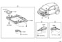 Diagram SUSPENSION CROSSMEMBER & UNDER COVER for your 2012 TOYOTA Prius V Three Wagon