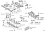 Diagram SUSPENSION CROSSMEMBER & UNDER COVER for your 2012 TOYOTA Prius V