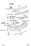 Diagram REAR BUMPER & BUMPER STAY for your 2002 TOYOTA ECHO