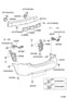 Diagram REAR BUMPER & BUMPER STAY for your TOYOTA PRIUS