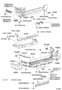 Diagram REAR BUMPER & BUMPER STAY for your 2007 TOYOTA FJ CRUISER 4000CC 24-VALVE DOHC EFI, AUTOMATIC