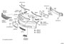 Diagram FRONT BUMPER & BUMPER STAY for your 2012 TOYOTA HIGHLANDER