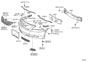 Diagram FRONT BUMPER & BUMPER STAY for your 2012 TOYOTA HIGHLANDER