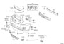 Diagram FRONT BUMPER & BUMPER STAY for your 2014 TOYOTA PRIUS Four Hatchback