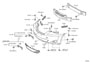 Diagram FRONT BUMPER & BUMPER STAY for your 2005 TOYOTA AVALON LIMITED