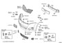 Diagram FRONT BUMPER & BUMPER STAY for your 2002 TOYOTA ECHO