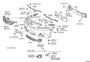 Diagram FRONT BUMPER & BUMPER STAY for your TOYOTA CAMRY