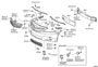 Diagram FRONT BUMPER & BUMPER STAY for your 2012 TOYOTA HIGHLANDER