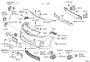 Diagram FRONT BUMPER & BUMPER STAY for your 2015 TOYOTA Prius C