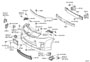 Diagram FRONT BUMPER & BUMPER STAY for your 2015 TOYOTA Prius C