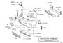 Diagram FRONT BUMPER & BUMPER STAY for your 2014 TOYOTA PRIUS Four Hatchback