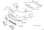 Diagram FRONT BUMPER & BUMPER STAY for your 2010 TOYOTA PRIUS G