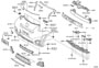 Diagram FRONT BUMPER & BUMPER STAY for your 2012 TOYOTA Prius V Three Wagon