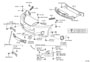 Diagram FRONT BUMPER & BUMPER STAY for your 2006 TOYOTA AVALON XL