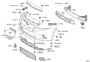 Diagram FRONT BUMPER & BUMPER STAY for your 2015 TOYOTA Prius V