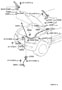 Diagram HOOD LOCK & HINGE for your 2006 TOYOTA HIGHLANDER