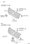 Diagram RADIATOR GRILLE for your 2018 TOYOTA PRIUS Three Hatchback