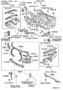 Diagram FRONT FENDER APRON & DASH PANEL for your 1995 TOYOTA CAMRY