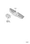 Diagram RADIATOR GRILLE for your 2002 TOYOTA CELICA