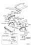 Diagram HOOD & FRONT FENDER for your 2021 TOYOTA TACOMA