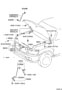 Diagram HOOD LOCK & HINGE for your 2022 TOYOTA PRIUS