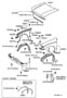 Diagram HOOD & FRONT FENDER for your 1998 TOYOTA TACOMA