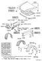 Diagram HOOD & FRONT FENDER for your 2007 TOYOTA TACOMA