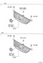 Diagram RADIATOR GRILLE for your 2006 TOYOTA COROLLA