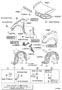 Diagram HOOD & FRONT FENDER for your 2012 TOYOTA Prius V Five Wagon