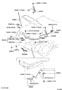 Diagram HOOD LOCK & HINGE for your 2005 TOYOTA AVALON LIMITED