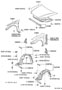 HOOD & FRONT FENDER Diagram