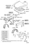 Diagram HOOD & FRONT FENDER for your 2001 TOYOTA ECHO