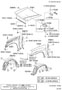 Diagram HOOD & FRONT FENDER for your 2013 TOYOTA LAND CRUISER