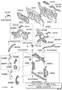 Diagram FRONT FENDER APRON & DASH PANEL for your 1986 TOYOTA TERCEL