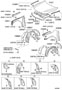 Diagram HOOD & FRONT FENDER for your 2001 TOYOTA HIGHLANDER