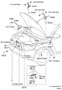 HOOD LOCK & HINGE Diagram