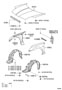 Diagram HOOD & FRONT FENDER for your 2006 TOYOTA TACOMA