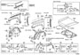 Diagram HOOD & FRONT FENDER for your 2006 TOYOTA AVALON XL