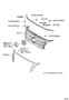 Diagram RADIATOR GRILLE for your 2007 TOYOTA MATRIX