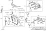 Diagram FRONT FENDER APRON & DASH PANEL for your 2015 TOYOTA Prius V Five Wagon